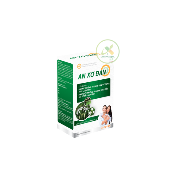 An Xơ Đan Hỗ Trợ Hạn Chế Sự Phát Triển U Xơ Tử Cung, U Vú Lành Tính, U Xơ Tiền Liệt Tuyến (Hộp 30 viên)