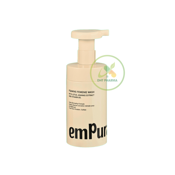 Dung Dịch Vệ Sinh EMPURA 200ml - Tạo Bọt Dịu Nhẹ, Khử Mùi & Dưỡng Ẩm Vùng Kín