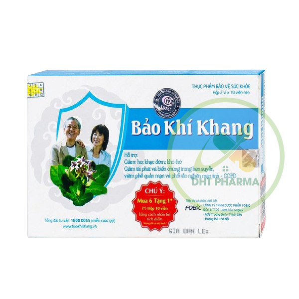 Bảo Khí Khang hỗ trợ giảm ho, khó thở