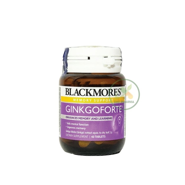 Blackmores Ginkgoforte hỗ trợ tăng cường tuần hoàn máu não
