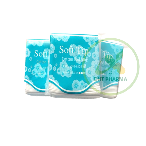 Bông tẩy trang Soft Tip có viền (100 miếng)