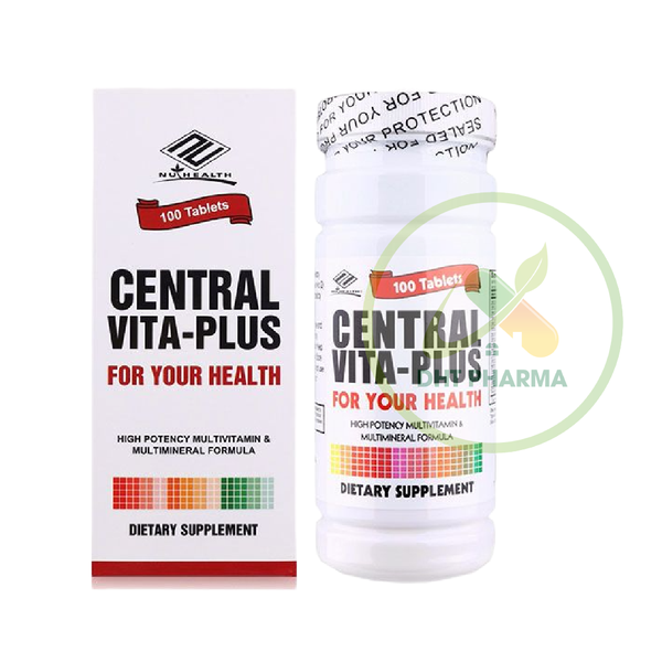 Central Vita Plus For Your Health bổ sung vitamin và khoáng chất tăng cường sức khỏe cho người suy nhược cơ thể