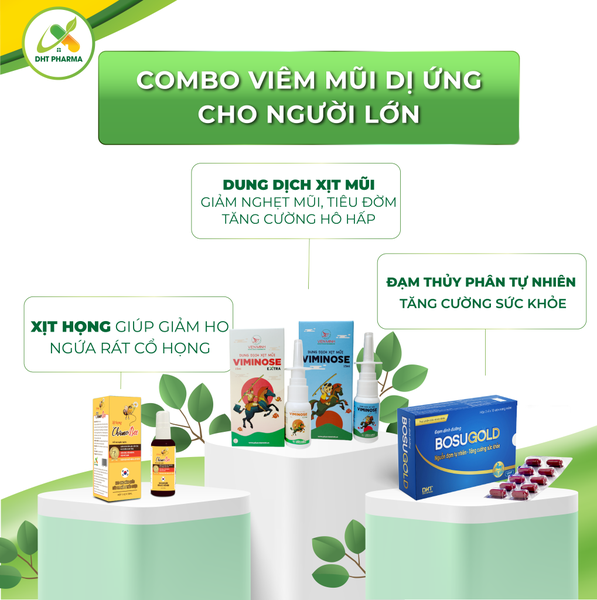 Combo Viêm Mũi Dị Ứng Cho Người Lớn
