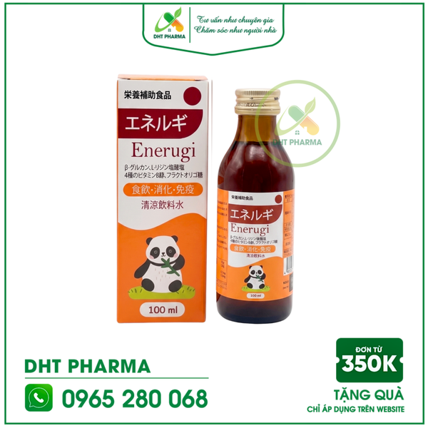 Siro Ăn Ngon Enerugi Nhật Bản Giúp Trẻ Hết Biếng Ăn, Tăng Sức Đề Kháng (Chai 100ml)