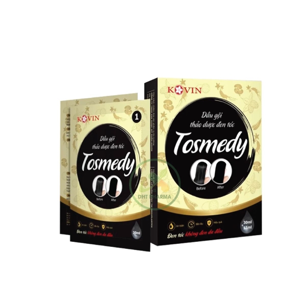 Dầu gội thảo dược đen tóc TOSMEDY