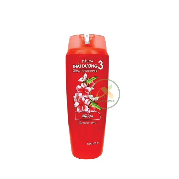 Dầu Xả Thái Dương 3 Hương Hoa suôn mềm óng ả tự nhiên (Chai 200ml)