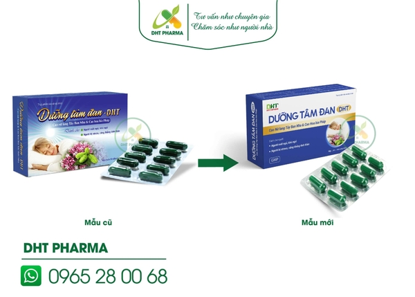 Dưỡng tâm đan - DHT Hỗ trợ dưỡng tâm, an thần, cải thiện giấc ngủ ngon (Hộp 3 vỉ x 10viên)