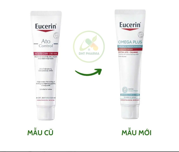 Kem dưỡng giảm viêm da cơ địa Eucerin Ato Control Acute Care Cream (Tube 40ml)