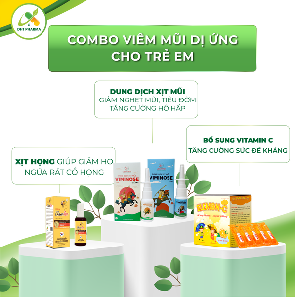 Combo Viêm Mũi Dị Ứng Cho Trẻ Em