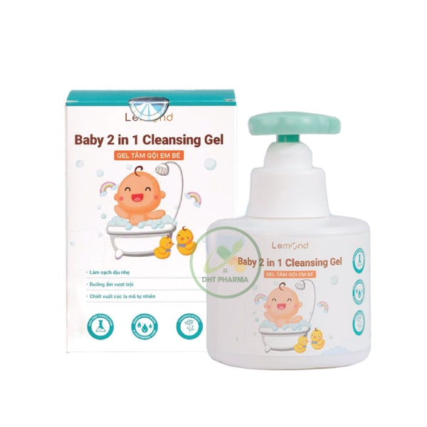 Gel tắm gội em bé Lemond Baby 2 in 1 Cleansing Gel