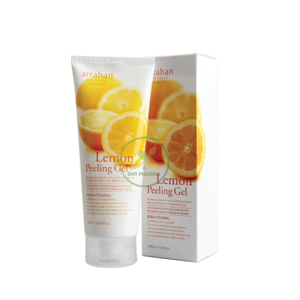 Gel Tẩy Tế Bào Chết Arrahan Lemon Peeling Gel Hương Chanh (Tuýp 180ml)