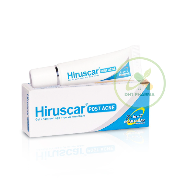 Hiruscar Post Acne gel làm mờ sẹo sáng vết thâm mụn