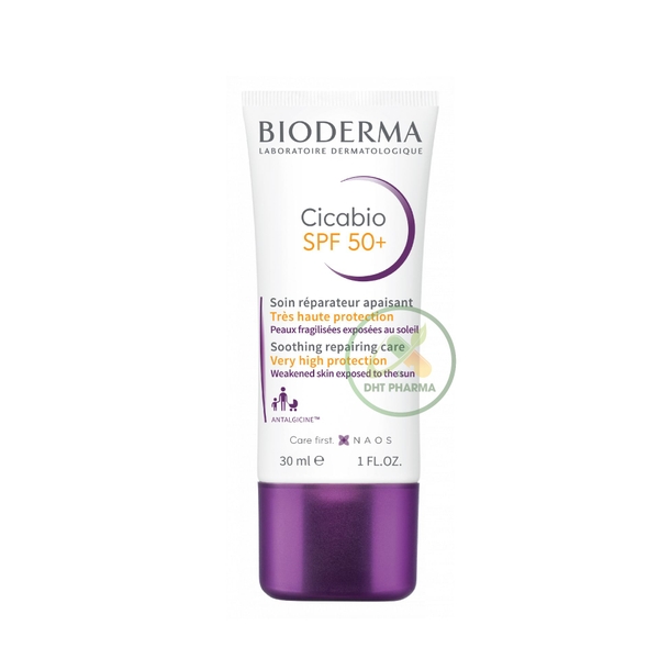 Kem chống nắng Bioderma Cicabio Tím SPF50+ ngừa thâm