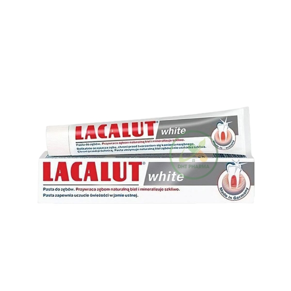 Kem đánh răng Lacalut White trắng răng ngăn ngừa viêm nướu