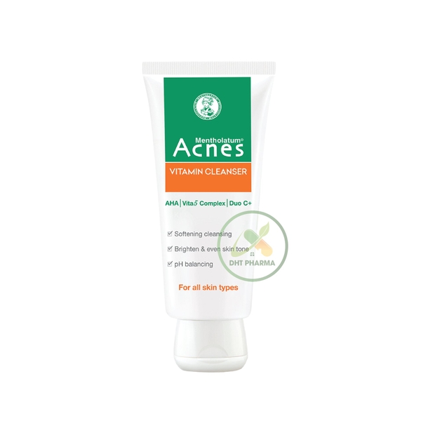 Kem rửa mặt Acnes Vitamin sáng da mờ sẹo thâm