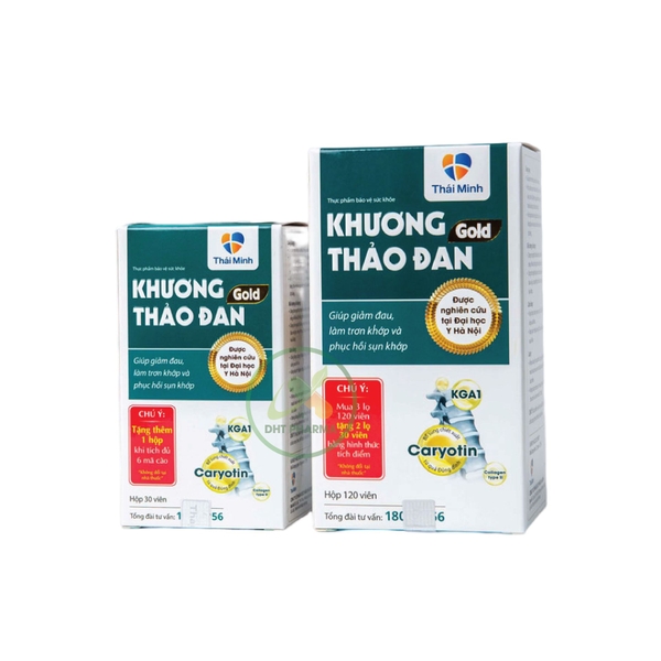 Khương Thảo Đan Gold làm trơn khớp và phục hồi sụn khớp