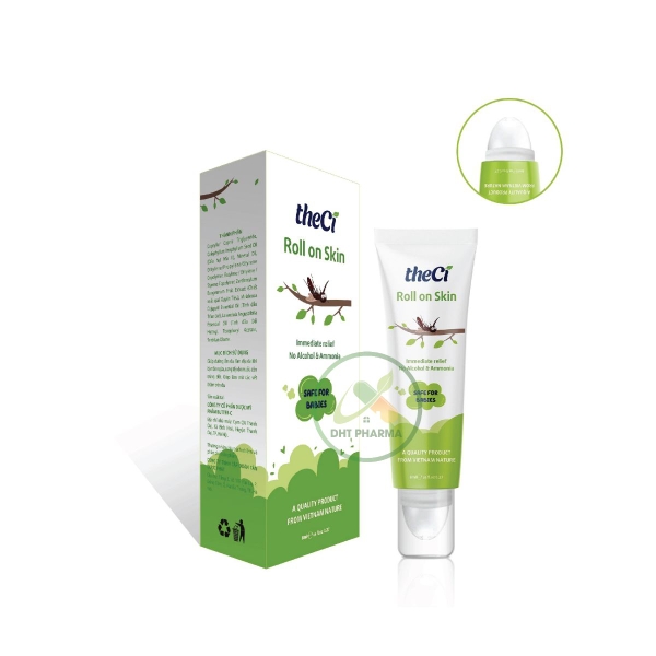 Lăn Muỗi đốt theCi giảm ngứa, làm dịu vết sưng tấy do muỗi, côn trùng đốt (Chai 8ml)