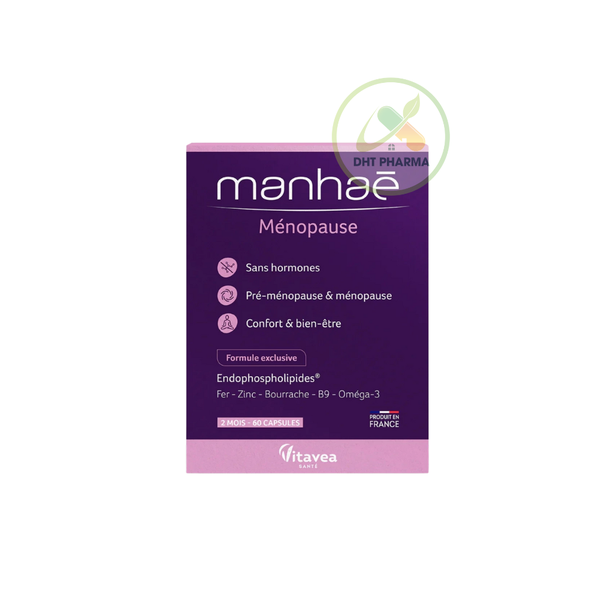 Manhae Viên Uống Cân Bằng Nội Tiết Tố Nữ (Hộp 60 viên)