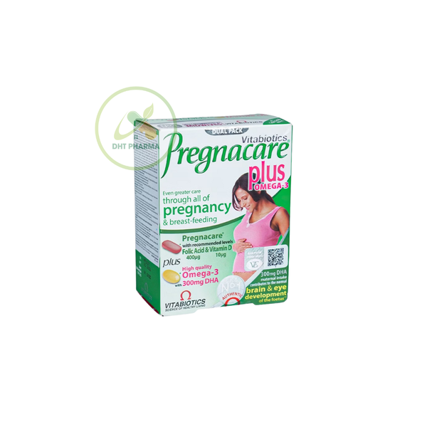 Vitabiotics Pregnacare Plus Omega 3 bổ sung vitamin cho phụ nữ mang thai (56 viên)