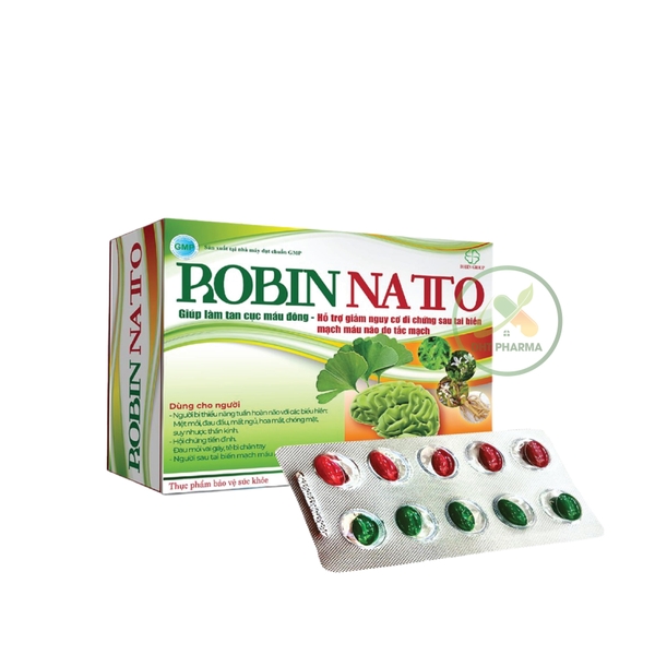 ROBIN NATTO hỗ trợ hoạt huyết, tăng cường tuần hoàn máu não