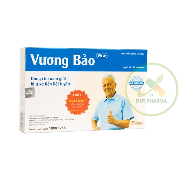 Vương Bảo dùng cho nam giới bị u xơ tiền liệt tuyến