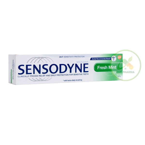 Kem đánh răng Sensodyne Fresh Mint bạc hà ngừa ê buốt