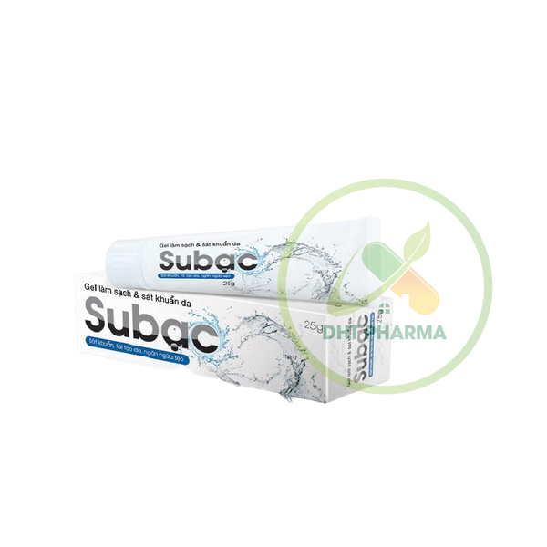 Gel Su Bạc làm sạch và kháng khuẩn, tái tạo da, ngăn ngừa sẹo (Tube 25g)