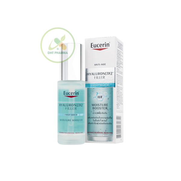 Tinh chất cấp ẩm & giảm nếp nhăn Eucerin Hyaluron [3X]+ Filler Moisture Booster (Chai 30ml)