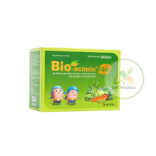 Bio-acimin Fiber giảm tình trạng táo bón cho bé