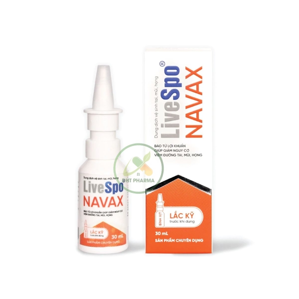 Xịt bào tử lợi khuẩn LiveSpo NAVAX vệ sinh tai mũi họng