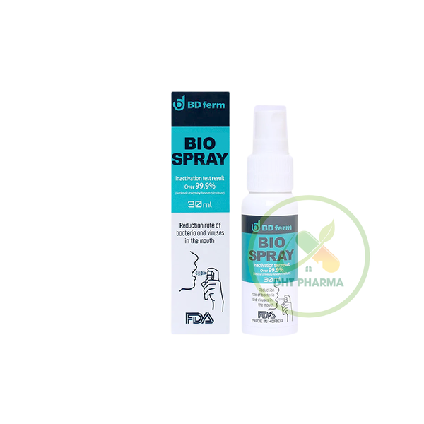 Xịt họng sinh học kháng khuẩn 3DFerm Bio-Spray Hàn Quốc 