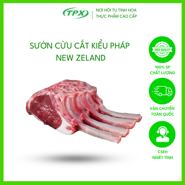 SƯỜN CỪU NEW ZEALAND CẮT KIỂU PHÁP