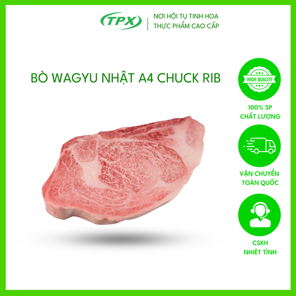 Bò Wagyu A4 Nhật CHUCK RIB