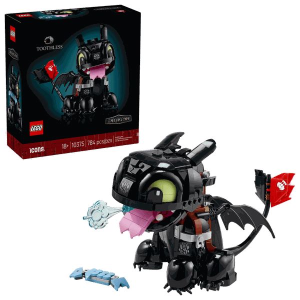 Bộ Mô Hình Rồng Răng Sún LEGO Icons How to Train Your Dragon Toothless ...
