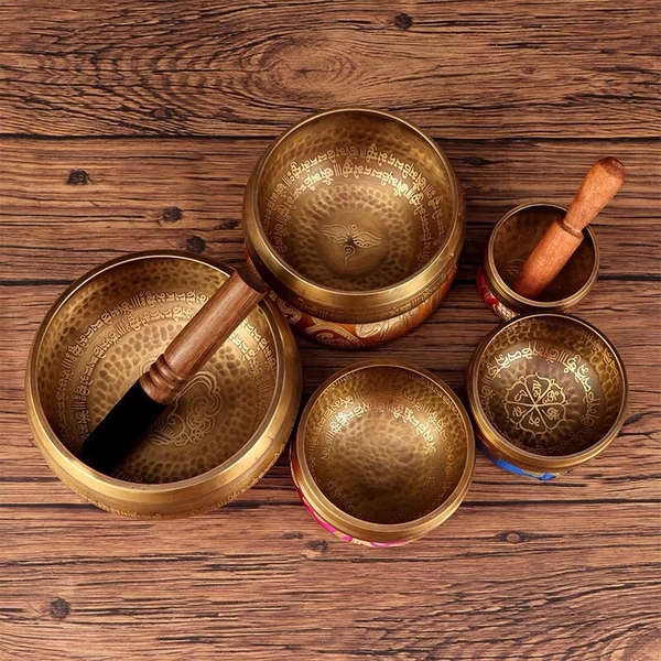 Chuông xoay tỉnh thức - Nepal Singing Bowl (mẫu Omani 2 )