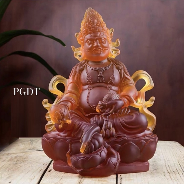 TÔN TƯỢNG DZAMBALA - HOÀNG THẦN TÀI LỚN BẰNG ĐÁ LƯU LY
