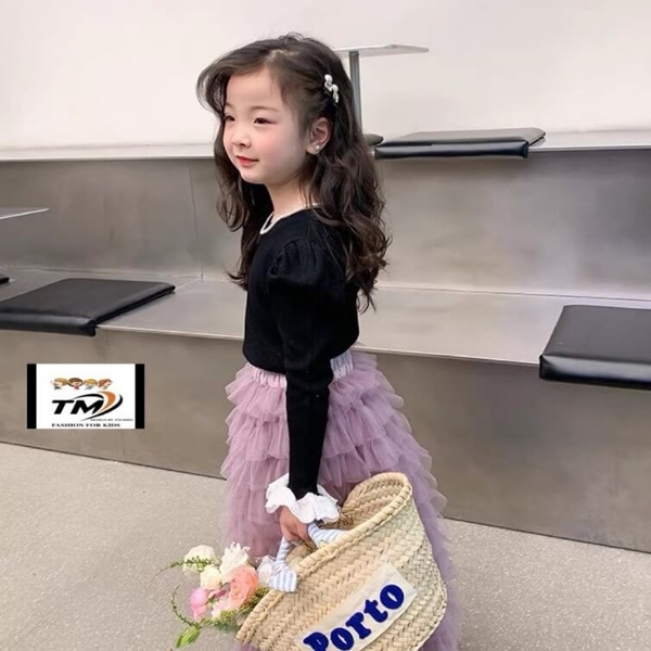 Đầm công chúa đuôi tôm phong cách cổ điển màu ĐỎ cho bé gái từ 2-10 tuổi  CBG40411R | Bé Cưng Shop
