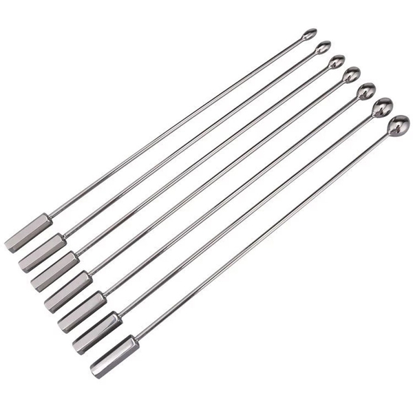 BDSM Que kích thích niệu đạo đầu tròn inox bạo dâm chính hãng