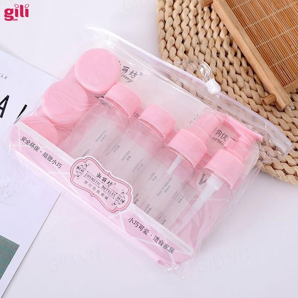 Bộ chiết mỹ phẩm du lịch Shulifang 7 món chính hãng