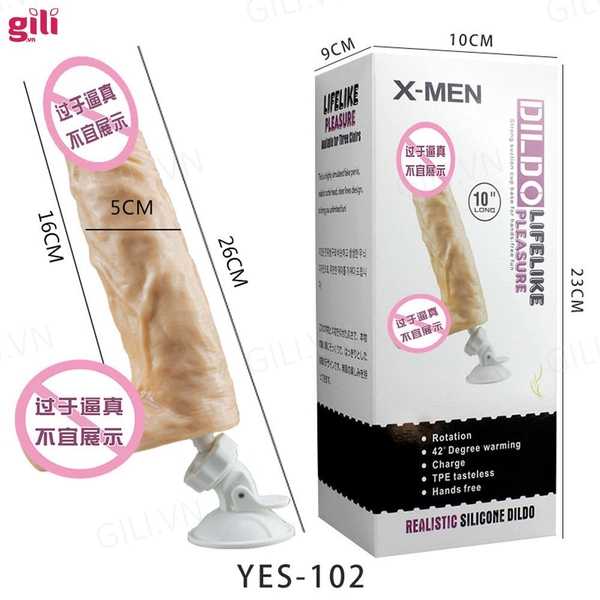 Dương vật giả hít tường Shesonicely X-men Dildo Lifelike chính hãng