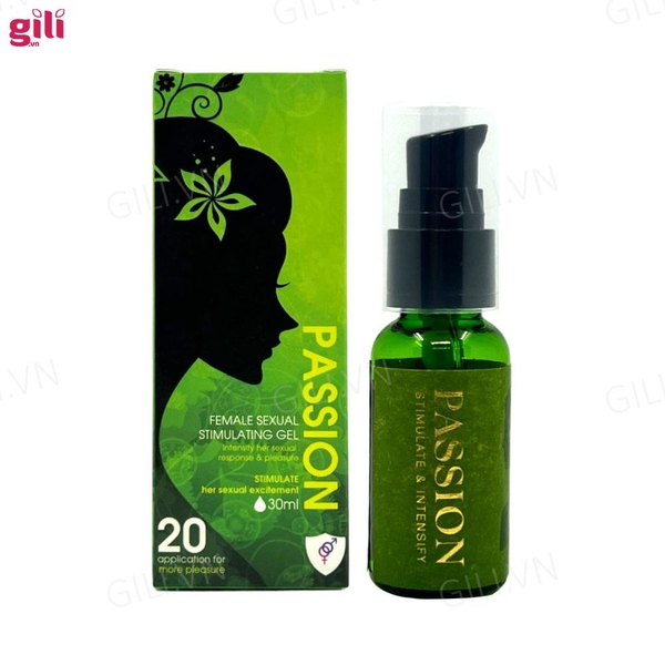 Gel bôi trơn tăng khoái cảm nữ Passion 30ml chính hãng