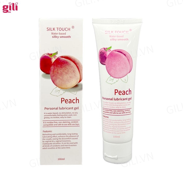 Gel bôi trơn hương đào Silk Touch Peach 100ml chính hãng