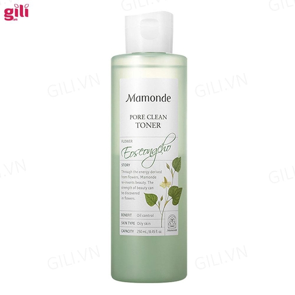 Nước hoa hồng ngừa mụn Mamonde diếp cá 250ml chính hãng