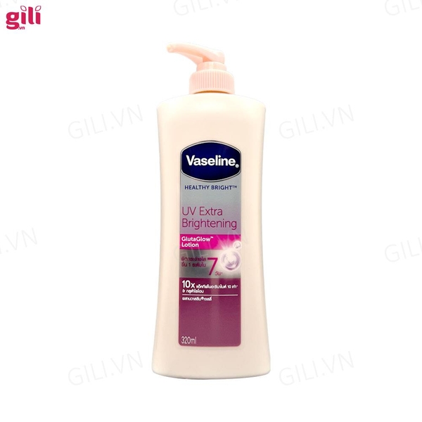 Sữa dưỡng thể Vaseline Healthy Bright Gluta Glow 10X 320ml chính hãng