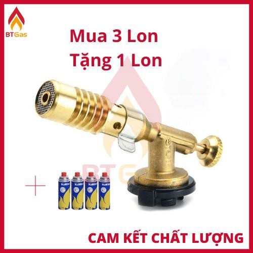 Đèn Khò Ga Đồng Nguyên Khối - Đèn Khò Ga Mini