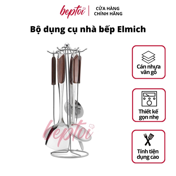 Bộ dụng cụ nhà bếp Elmich inox 7 món EUBASE EL3853