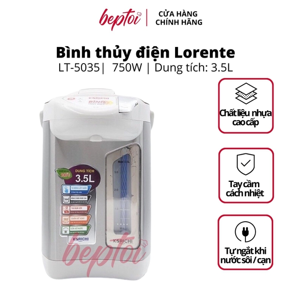 Bình thủy điện 3.5L Lorente LT-5035