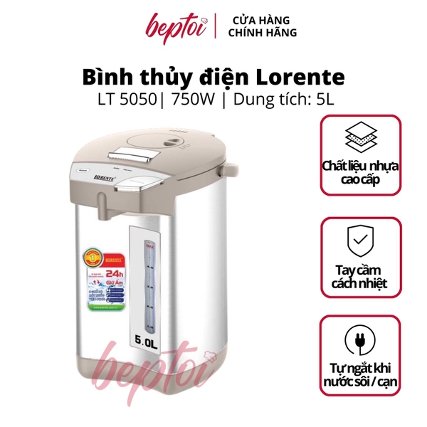 Bình thủy điện 5L Lorente LT-5050