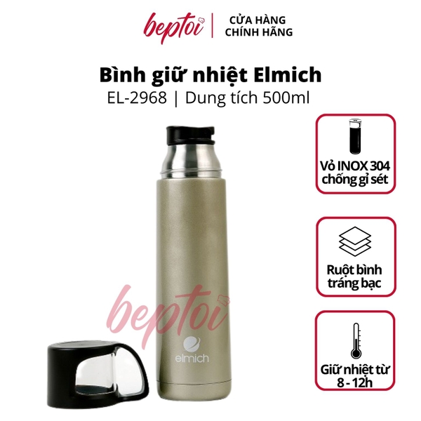 Bình giữ nhiệt Elmich EL2968 Inox 304 500ml