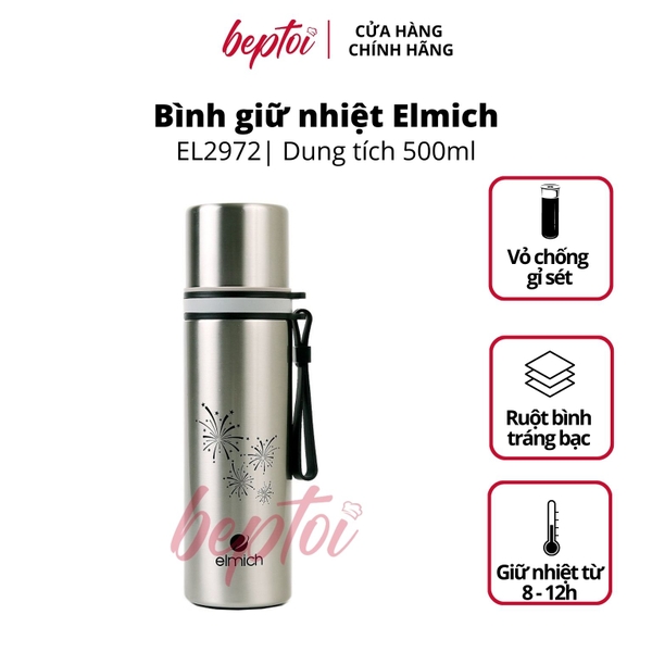 Bình giữ nhiệt Elmich EL2972 Inox 304 500ml